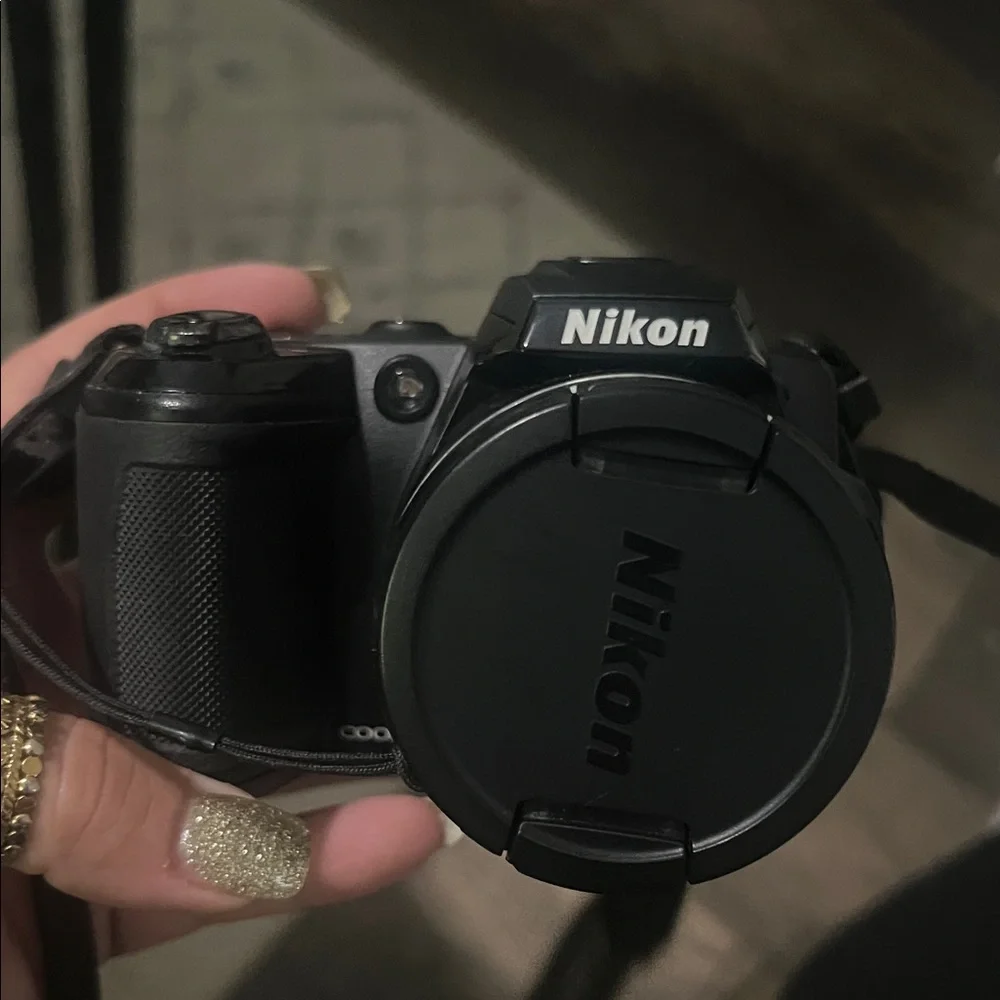 Nikon Black Digital Camera with Wide Optical Zoom